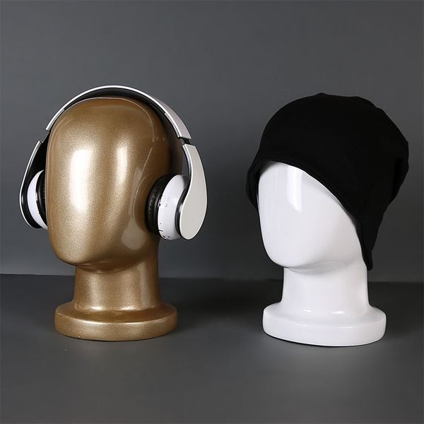 

new arrival fiberglass hat mannequin head manikin for hat display, Khaki