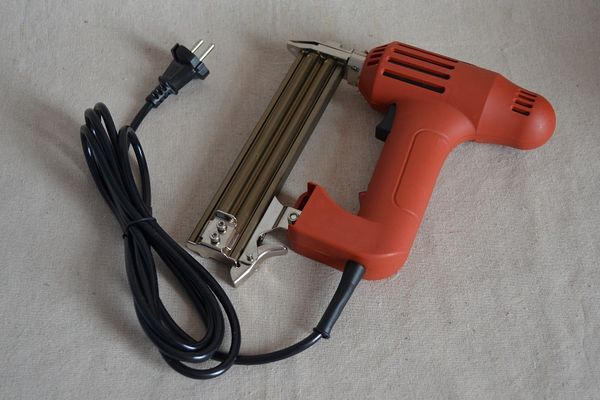 

new 220v 1750w f30 electric nail gun stapler nailer furniture nail tools