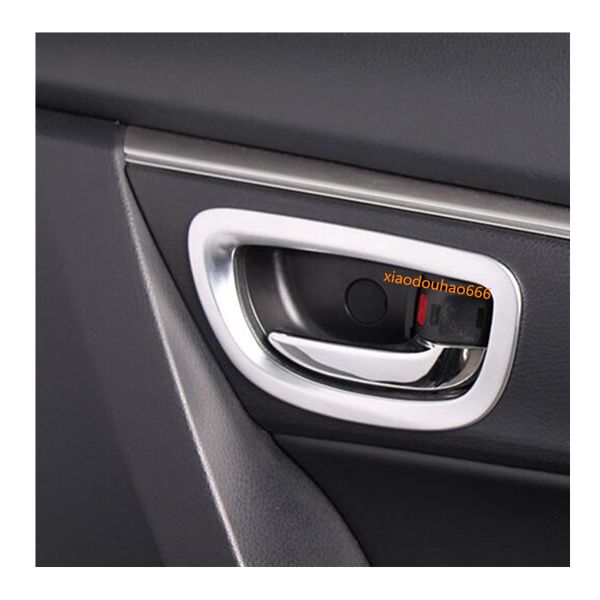 Hot Sale For Toyota Corolla Altis 2017 2018 2019 Styling Cover Sticker Trim Abs Chrome Stick Car Door Inner Built Bowl Handle Car Decorator Car