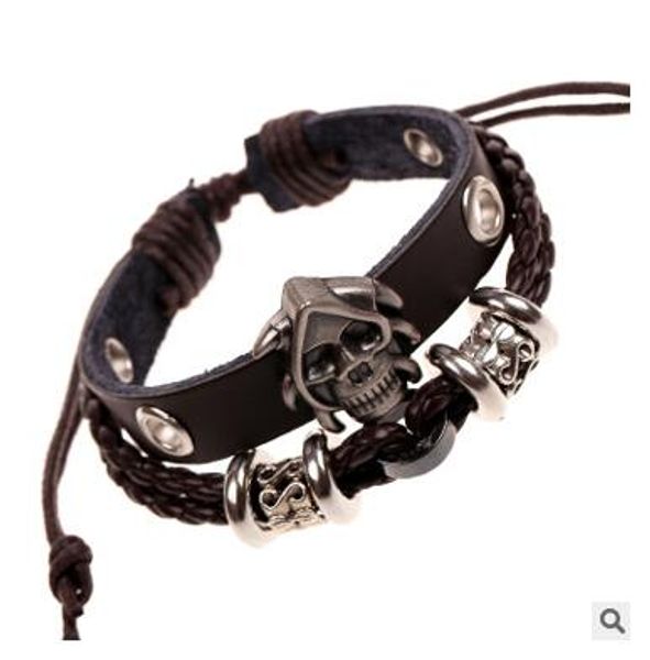 

новая европа и америка популярный бисера плетеный браслет, Black