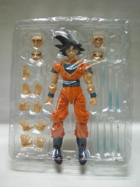 

аниме игрушка в подарок модель новой молодежной подарки дракон мяч супер саян сунь укун 2 поколения подвижные боксировал рука модель украшен