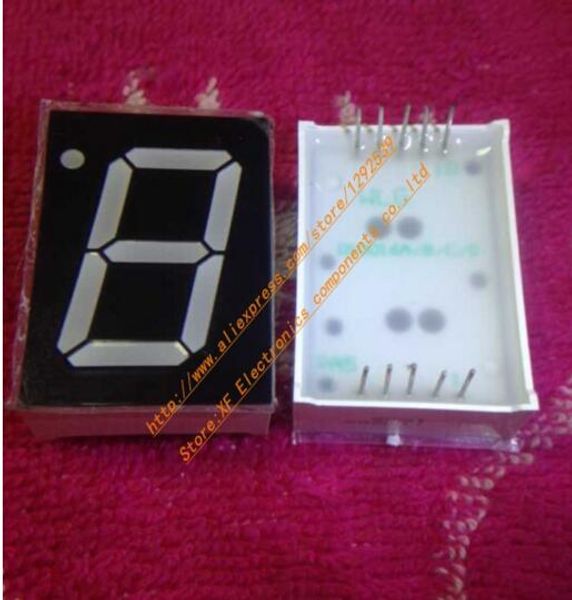 

20pcs/lot 1 inch 7 segment 1 digital led display super red cathode-common