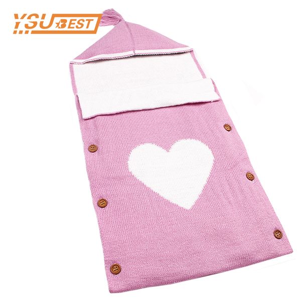 

spring autumn baby kids toddler knit swaddle sleeping bag newborn boys girls hoody sleep sack winter warm stroller blanket 0-12m