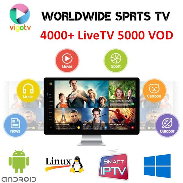 

1 год VigoTV IPTV Европа Арабский IPTV Французский Голландия Италия Германия Испания Вел