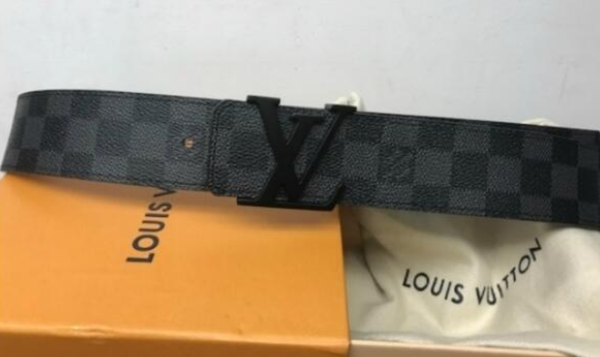 

2019 togo epsom leather reversible check men's black and grey check belt with box, Black;brown