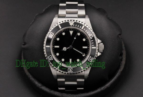 

Top Quality Luxury Men's Wristwatch No Date 14060 Black Dial Stainless Steel Bracelet 40mm Mechanical Automatic Mens Watch Wristwatch