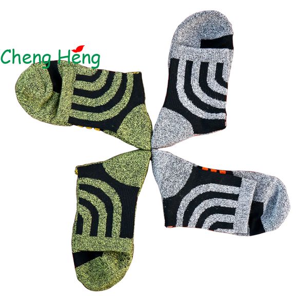

cheng heng 10 pairs / package new winter men's socks soles pull socks fashion color tube men 2 color, Black