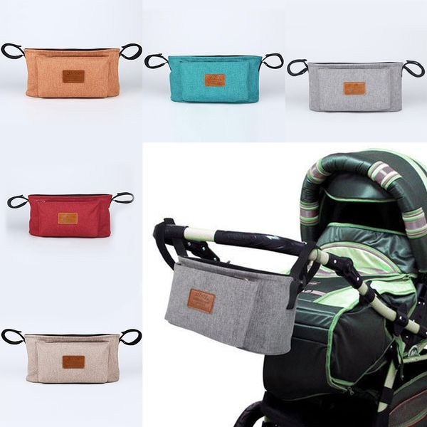 Borsa portaoggetti per passeggino per bambini Mummia Borsa per pannolini Gancio Biberon Tazza Carrozza Appeso Pannolino da viaggio