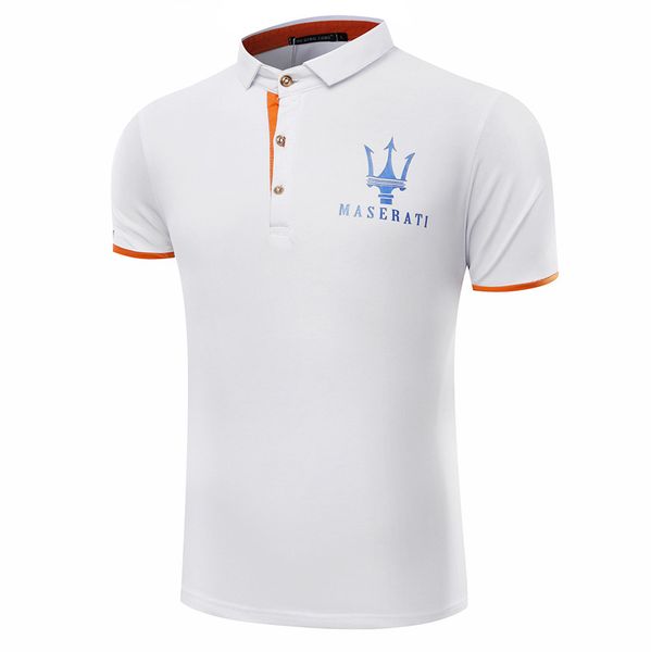 

Maserati Crown Printed Men's Polo Shirt Men's Cotton Comfortable Golf Shirt Worn Polo Shirt 3 Colors Size M-6XL