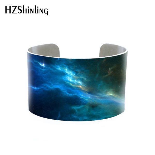 

silver aluminium astronomy lists fox fur nebula death eater bangle astral geometry cuff constellatio zodiac jewelry handmade, Black