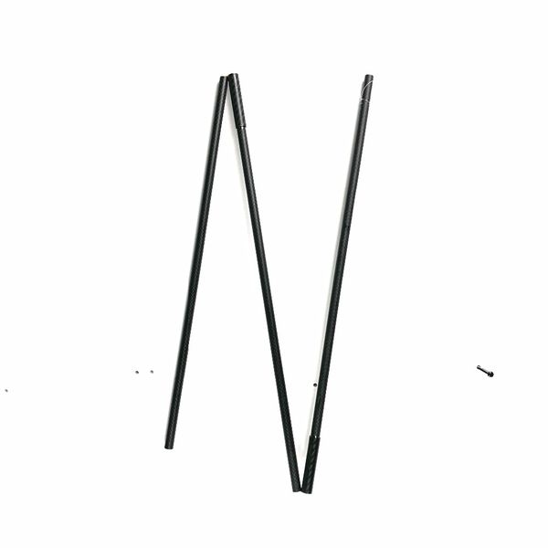 

58 grams per piece superlight carbon fiber pyramid tent poles a tent pole