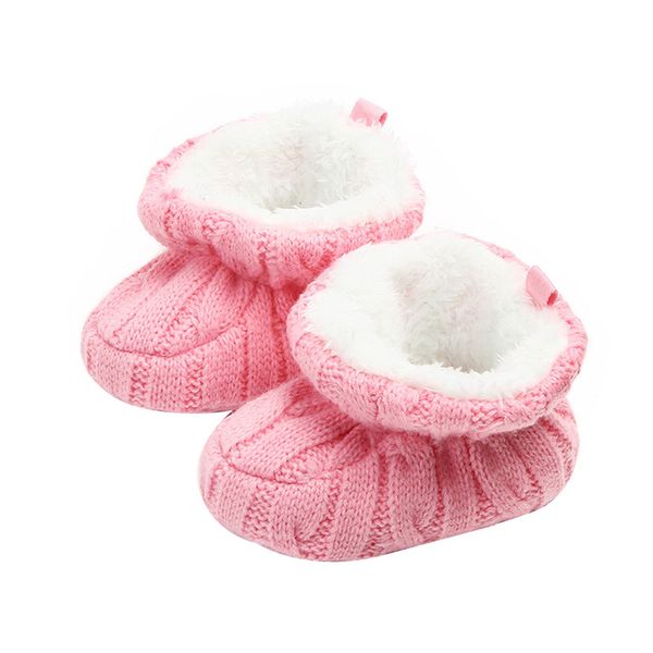 

baby boots winter solid newborn girls shoes warm knitted infant boots indoor baby shoes for girl 0-12m so cute, Black;grey