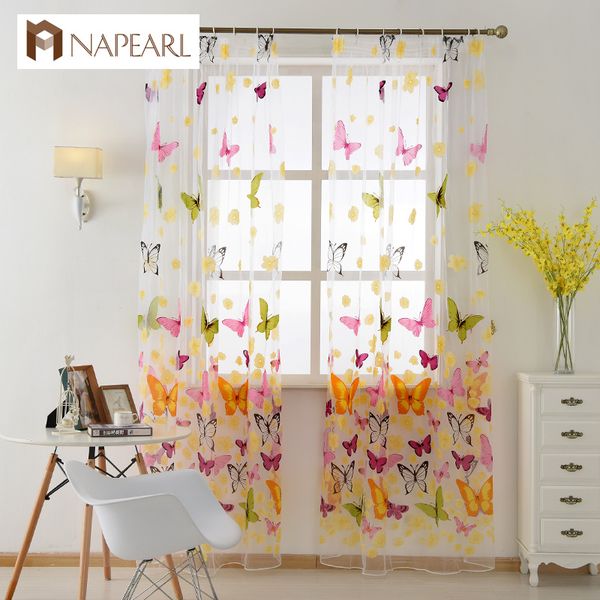 2019 Napearl New Design 100 Polyester Colorful Butterfuly Pattern
