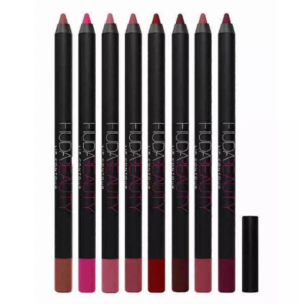

wholesale new fashion lipstick pencil women's professional lipliner waterproof lip liner pencil 9 colors makeup tools