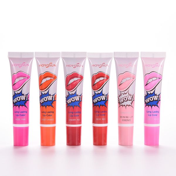 

1pc lip gloss waterproof cosmetics makeup romantic bear long lasting lip gloss peel off lipstick matte labiales tint