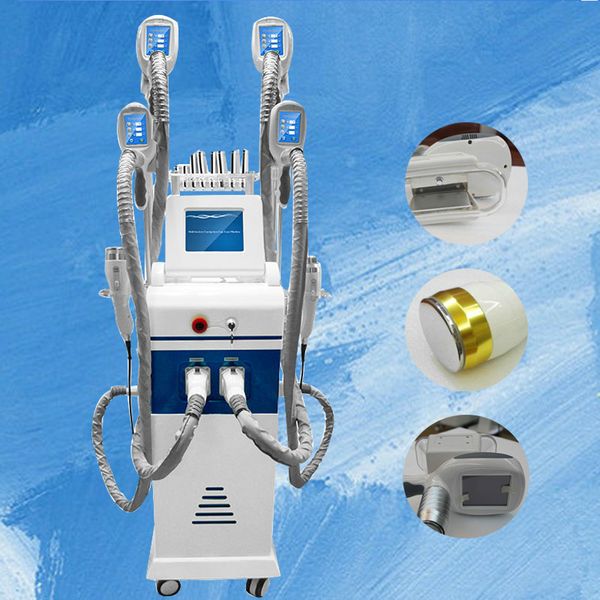 

2020 slimming machine cryolipolysis liposuction 4 handle e lipo cryotherapy fat ing machine weight loss salon