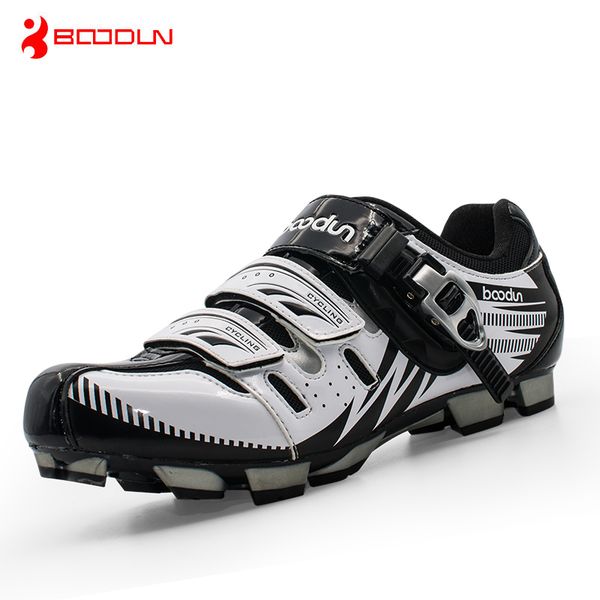 

boodun men's cycling shoes professional mtb shoes brand sneakers mtb man and wome road cycling spd mountain bike, Black