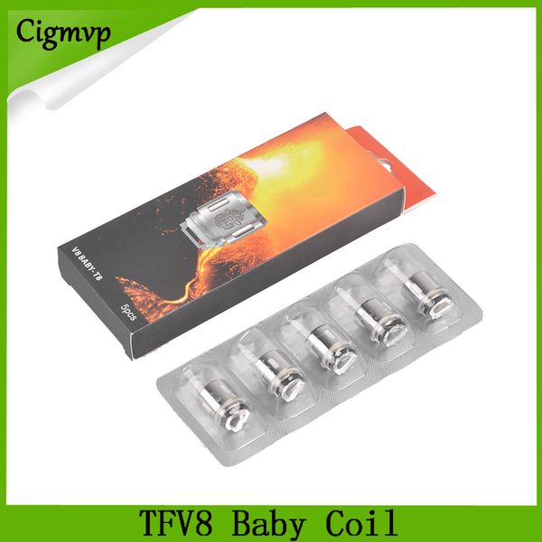 

TFV8 Детские Катушки головы V8 Детские Replacment T8 T6 X4 M2 Q2 0.4 Ом 0.6 Ом Для TFV8 Детские Бак Бесплатная доставка