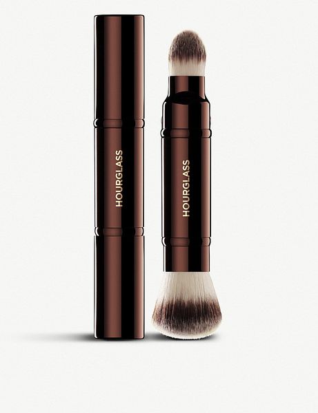 

На складе Hot Hourglass Выдвижной Двухсторонние макияж Complexion Brush Brand New Liquid Foundation румяна Powder Cosmetics одноместного Щетки