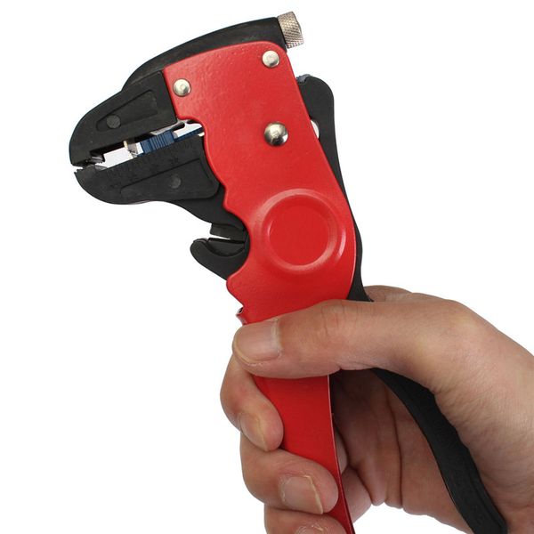 Freeshipping Mais Novo 2 Em 1 Automático Cable Stripper Fio Ferramenta Crimper Stripping Eletricista Cortador 17.5 cm Multi-stripping / corte alicates