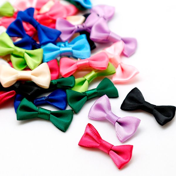

satin ribbon bow gift package for diy handmade bow wedding decoration scrapbooking embellishment sewing craft accessories 500pcs