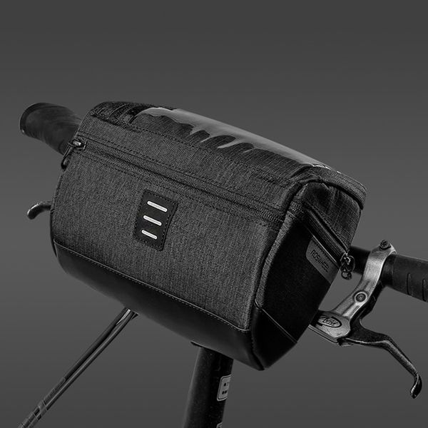 

roswheel bicycle handlebar bag mountain bike road cycling waterproof bagtouch screen mobile phone holder bag bike accessories