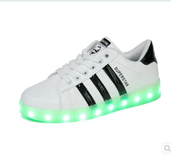 

Новый светодиодный световой обувь унисекс кроссовки мужчины женщины кроссовки USB зарядка свет обувь красочные светящиеся досуг обувь горячие продать 36-44