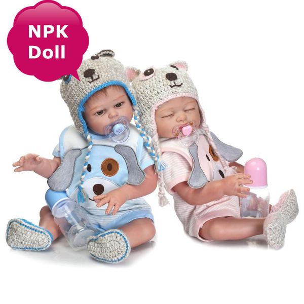 

NPK New Bebe Reborn Babies Полный Силиконовый Винил Реалистичная Девочка Кукла Bonecas Bebe С Одеждой Детей Лучший Playmate