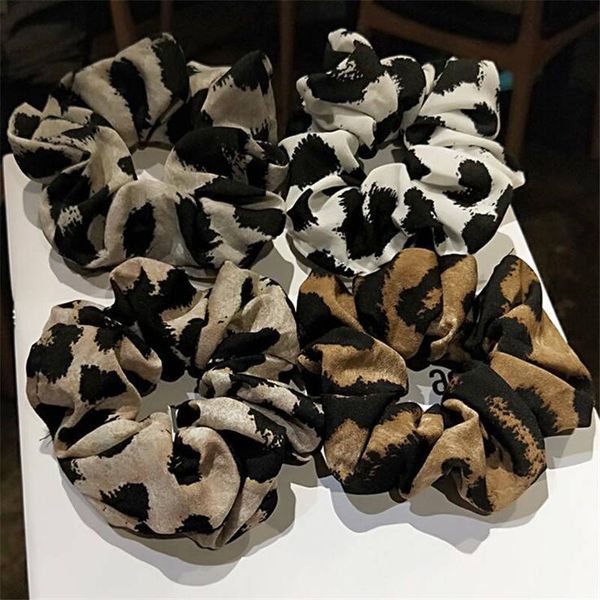 

soft women cloth elastic hair bands ponytail holder scrunchie ponytail stretchy hair rubber band headband lady accessories, Golden;white