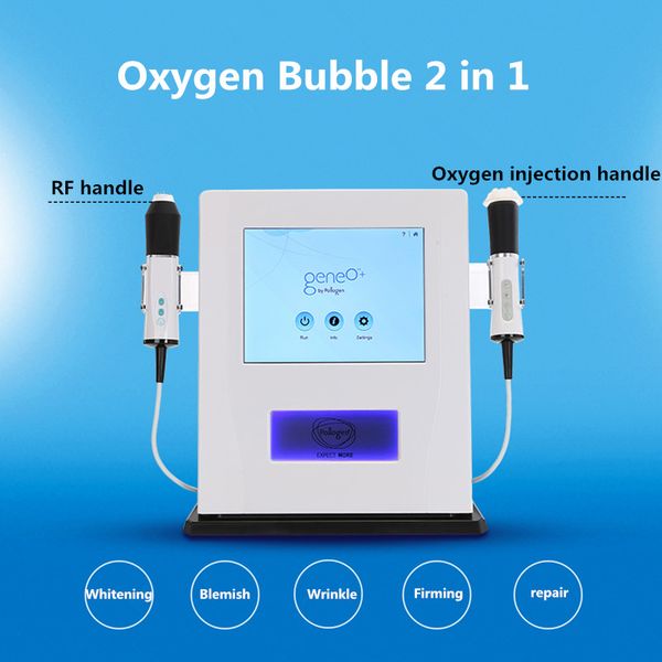 

Portable oxygen facial wrinkle removal machine co2 bubble deep cleaning rf ultra onic beauty machine for alon u e