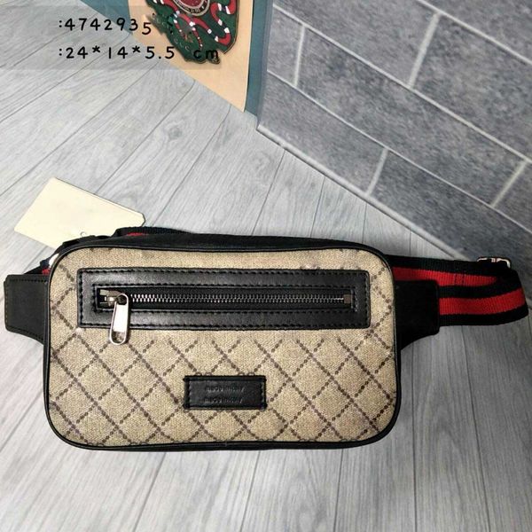 

Высокое качество бренда талии сумки для мужчин W24xH14xD5cm натуральная кожа пвх сумки