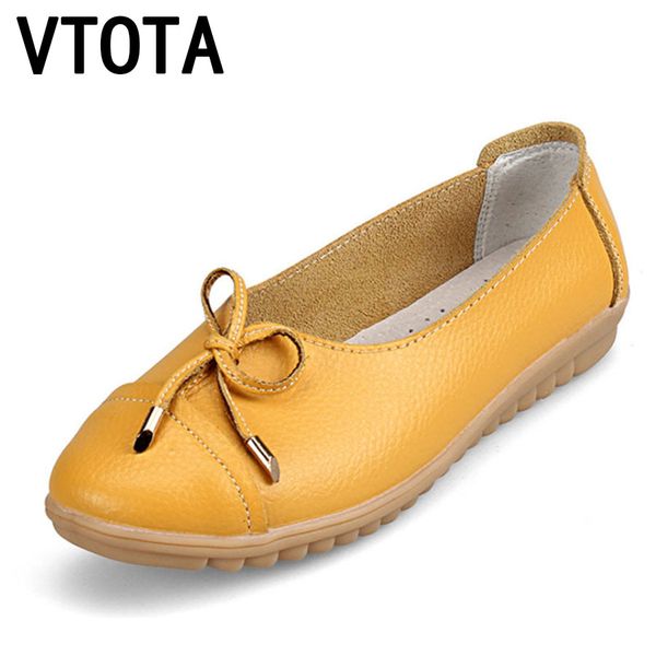 

vtota women flat shoes oxfords shoes 2017 women casual loafers zapatos mujer ladies leather summer flats b39, Black