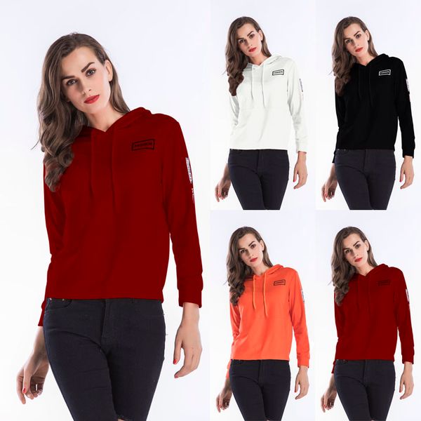 

bofute new women's clothing hooded sweatshirt printing large size coats b5565, Black