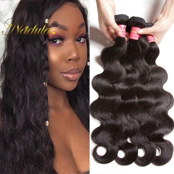 Nadula Brazilian Virgin Hair Body Wave 3 Bundles Human Hair