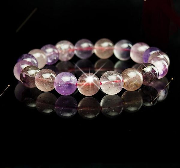 Men And Women Models Natural Purple Hair Crystal Strawberry