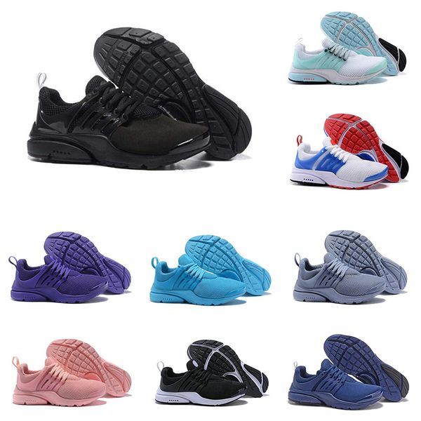 

Nike Presto Прямая продажа Presto Ultra Olympic BR QS Женская Мужская Кроссовка Tripel Black white yellow Red Fas