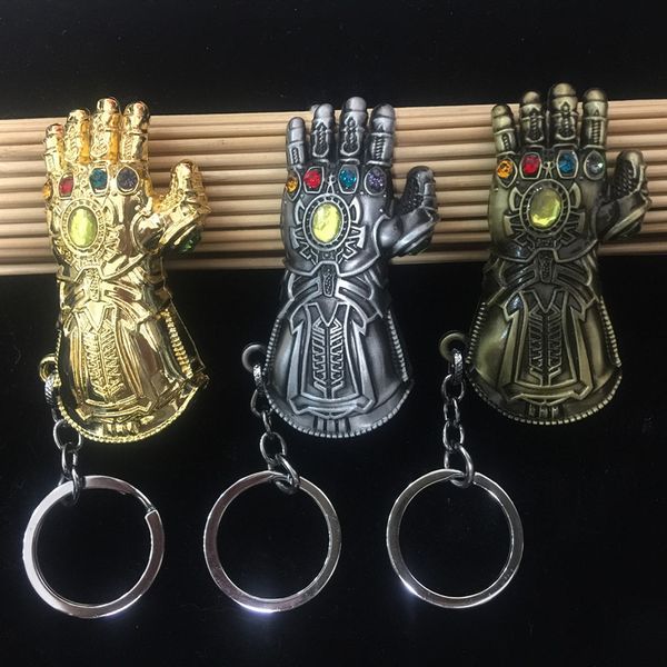 

7 см Marvel Мстители перчатки брелок бесконечность войны Thanos бесконечность рукавицы