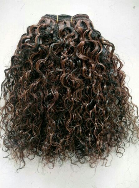 

brazilian human virgin remy hair natural black 1b# mix medium brown 4# hair weft human hair extensions double drawn