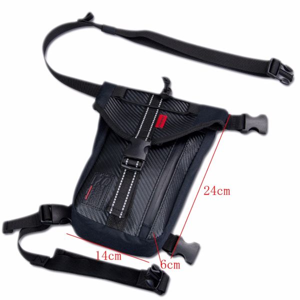 

waterproof oxford men motorcycle rider waist pack bag hip bum drop pouch crossbody shoulder messenger travel belt fanny leg bags