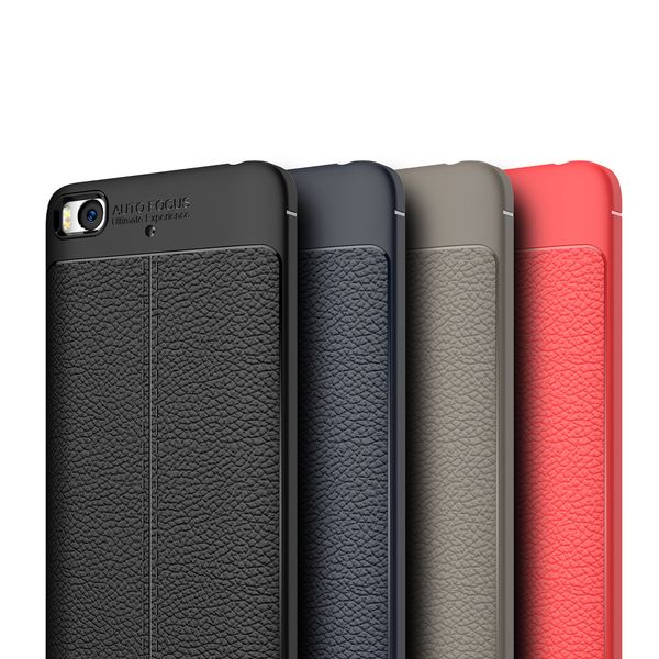 

Luxury Soft TPU Leather Cases Carbon Fiber Coque Cover For Xiaomi Mi 5C 5S 5X A1 Max Mix 2 Note 3