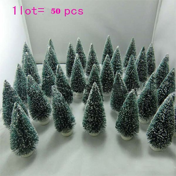 

good 50 pcs mini christmas tree christmas tree a small pine decoration placed in the deskdecoration navidad