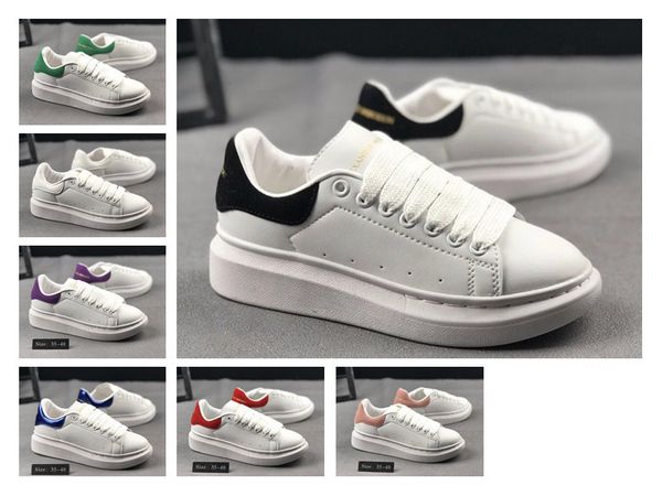 

Women men de igner hoe fa hion comfort lace up ca ual hoe luxury platform leather white walking tenni hoe neaker