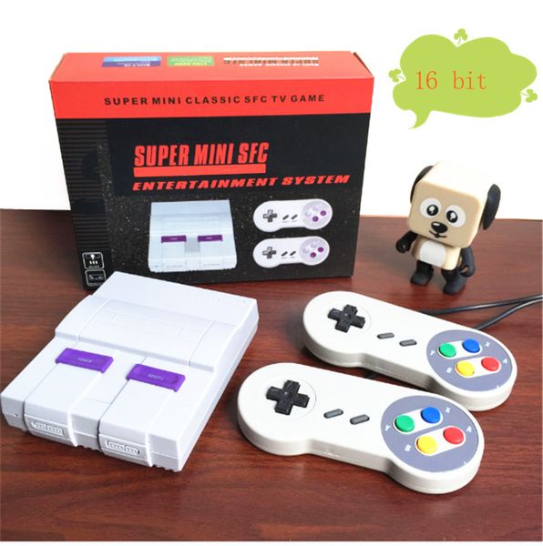 

16bit classic sfc tv handheld mini game console good quality 16 bit game system can store 94 game sfc nes snes games consoles