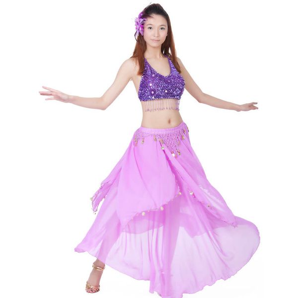 

belly dance costume dance dress women bollywood costumes for performance wear, Black;red