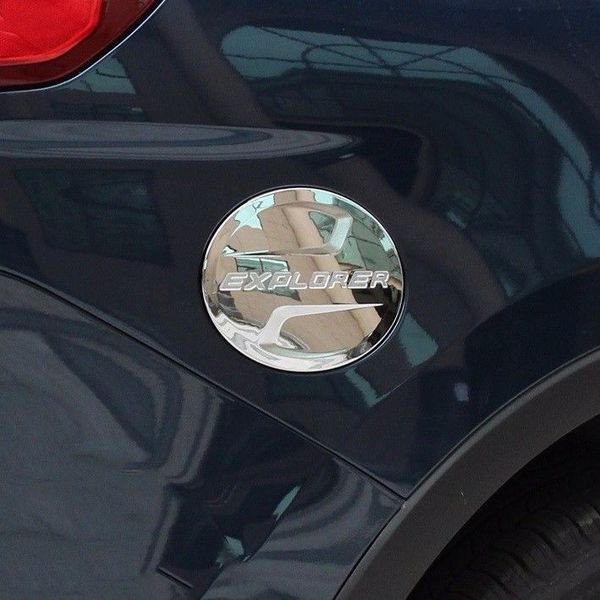 

abs chrome fuel tank cover oil gas cap cover trim for ford explorer 2011-2017