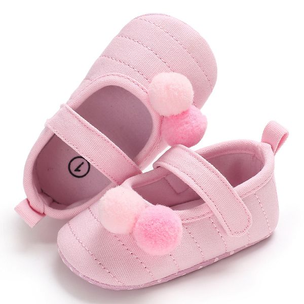 

toddler baby girl soft plush princess cotton fabric shoes cute infant prewalkers newborn baby soft sole shoes for 0-18m