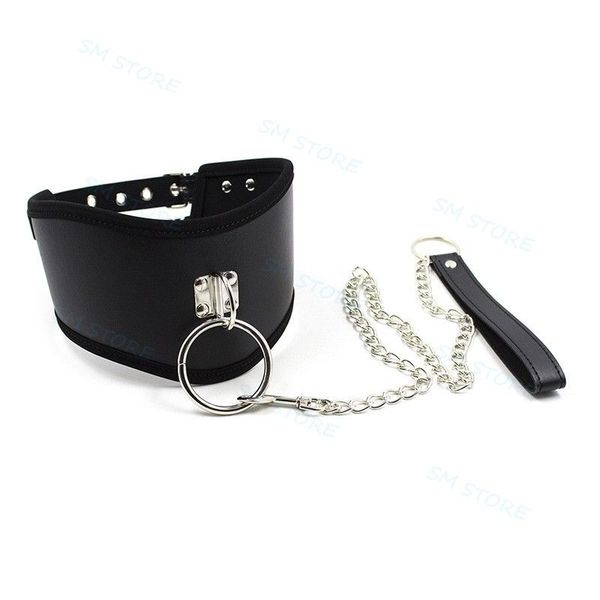 

neck corset up buckle double #t89. posture to chin fixation chain leash corsage with svgno