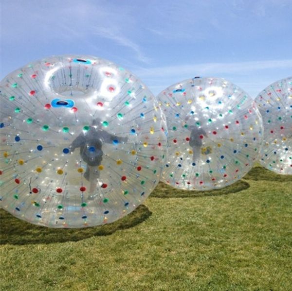 

2.5m dia inflatable body zorb ball water zorb ball inflatable grass wave balloon snowball a pump