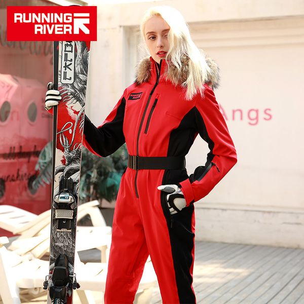 

running river brand waterproof jacket for women ski suit women skiing snowboard jacket female snowboarding set clothing #n9470