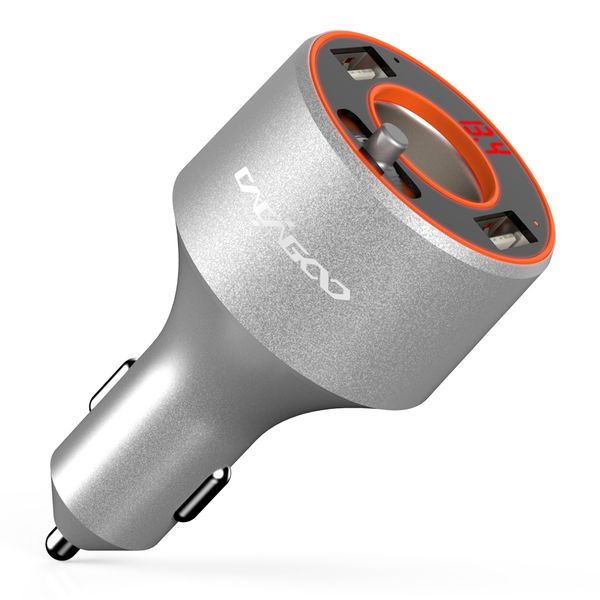

cacagoo wireless 4.2 fm transmitter stereo hands-car kit flash drive mp3 music player 80w dual usb car charger